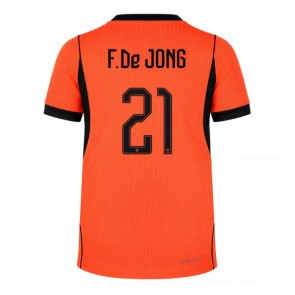 Nizozemska Frenkie de Jong #21 Domaci Dres SP 2026 Kratak Rukavima